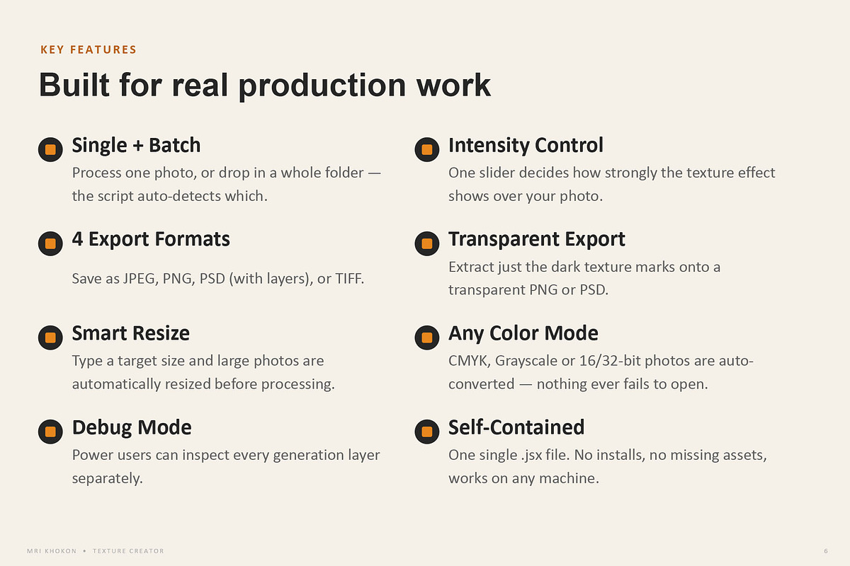 Texture Creator Photoshop Script, a Preset Add-On by MRI STUDIO (Photo 12 of 16)