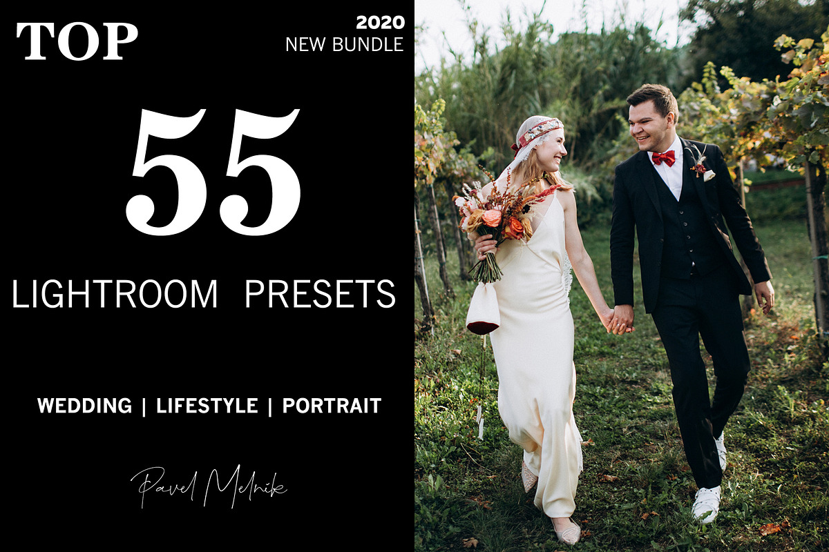 SALE!!! TOP 55 Lightroom Presets., an Action Add-On by PRESETS & PICS BY MELNYK (Photo 1 of 17)