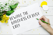 SQUERA Font For Header & Book Text, a Sans Serif Font by NadaNora (Thumbnail 3 of 4)