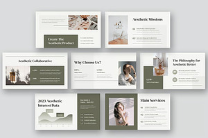 Aesthetic Company Profile Powerpoint