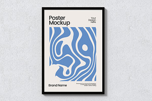Simple Poster Frame Mockup, a Product Mockup by graphypix
