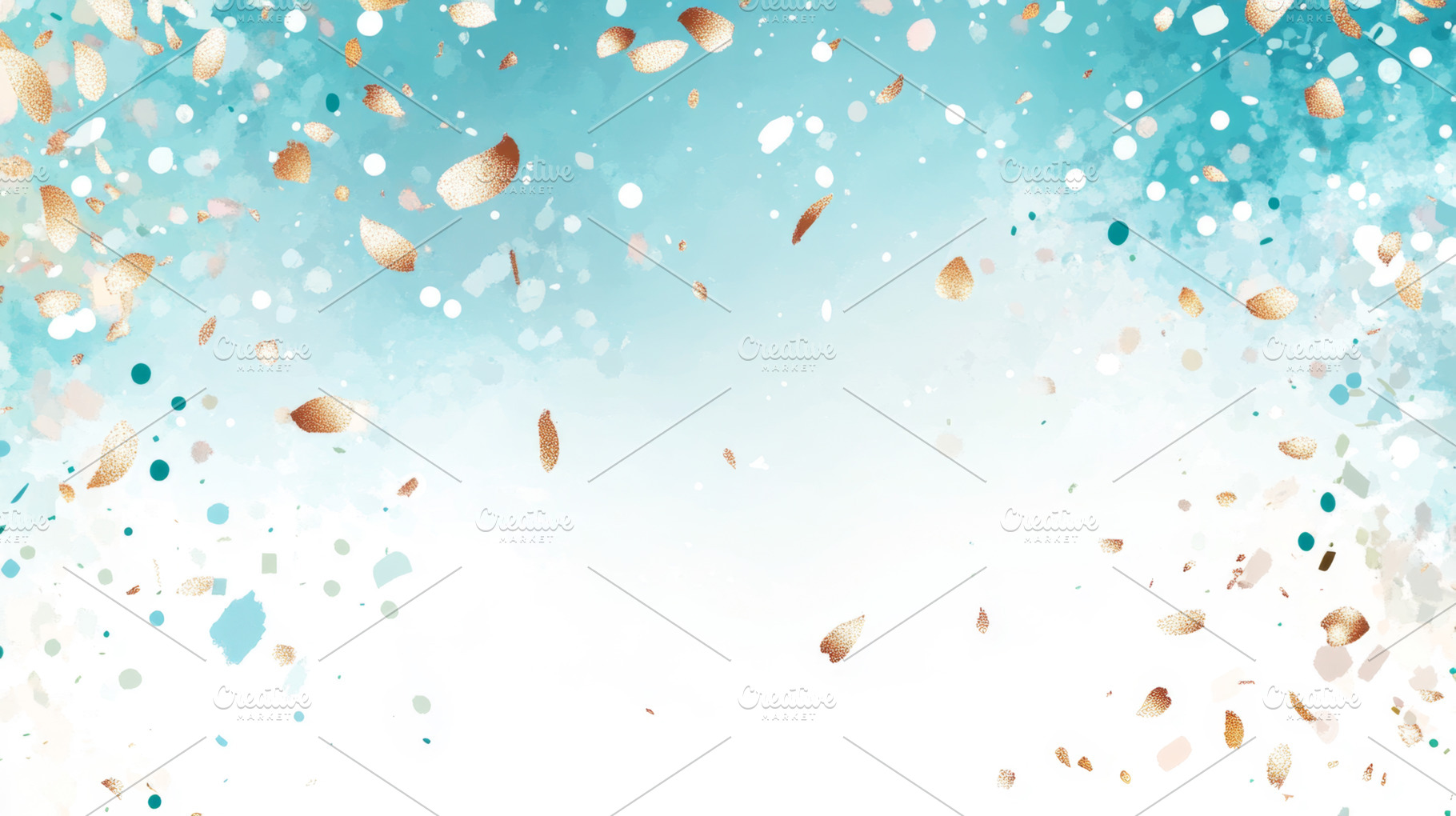 Sparkling Gold and Teal Glitter Background, an Abstract Photo by Natalia Klenova's Shop