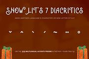 Snow Lits Christmas Holiday Display, a Font by Cloverons (Thumbnail 12 of 13)