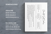 Minimalist Recipe Card Template, a Card Template by OrganizationOasisRo (Thumbnail 4 of 10)