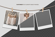 Hanging Polaroid Photo Mockup, a Social Media Template by DesignerCandies (Thumbnail 3 of 6)