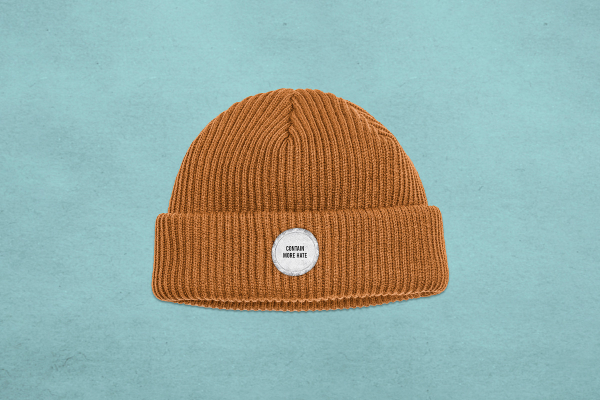 Beanie Mockup, a Hat Mockup by Uncentrifuged Pressure (Photo 7 of 11)