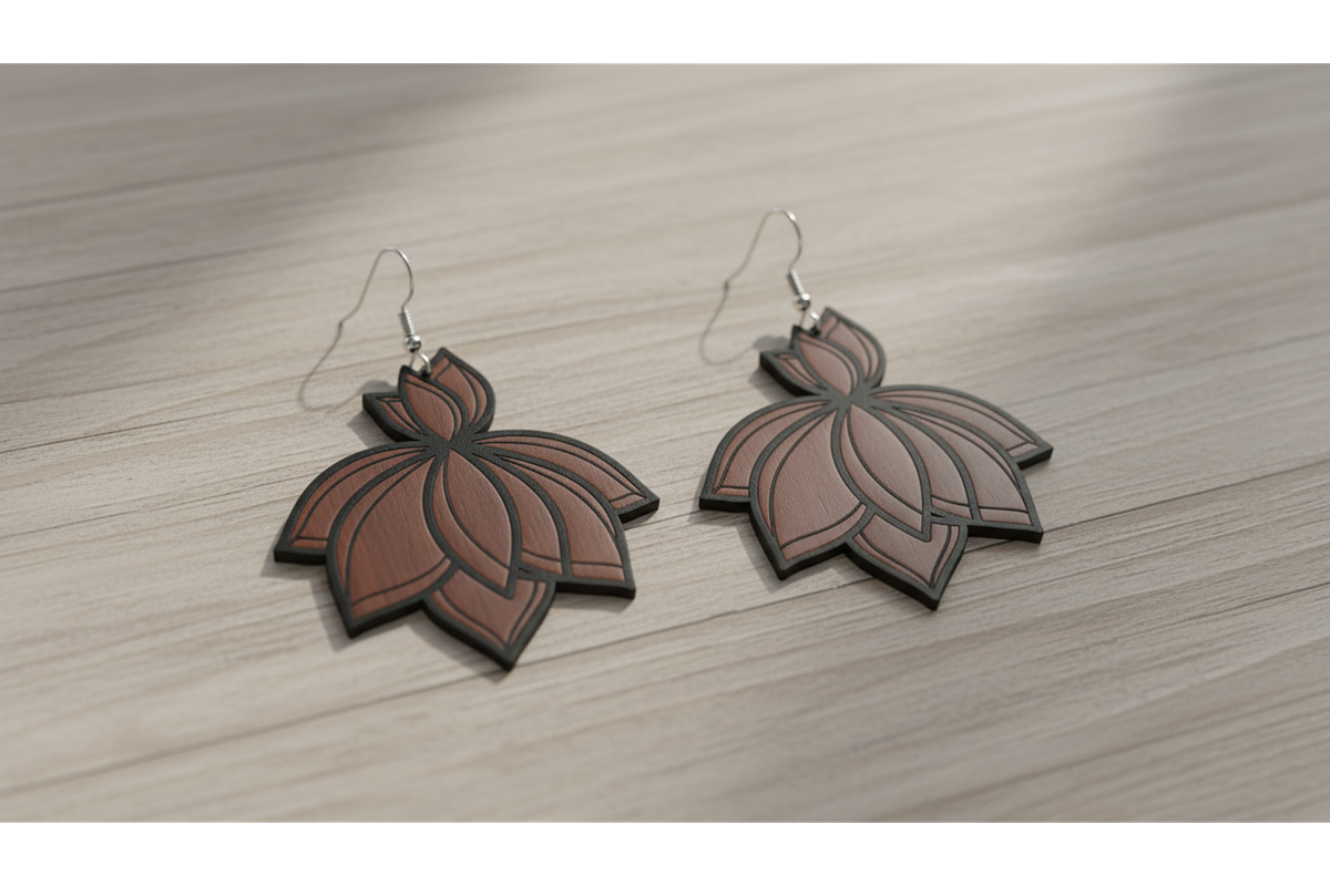 Flower Cut Earrings Pack, a Graphic by hafijul (Photo 6 of 11)