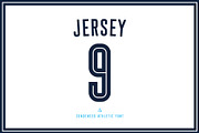 Jersey - Condensed Athletic Font, a Sans Serif Font by Aurora Graphics (Thumbnail 5 of 5)