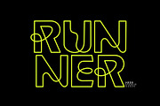 Runner, a Sans Serif Font by HRDR (Thumbnail 1 of 12)