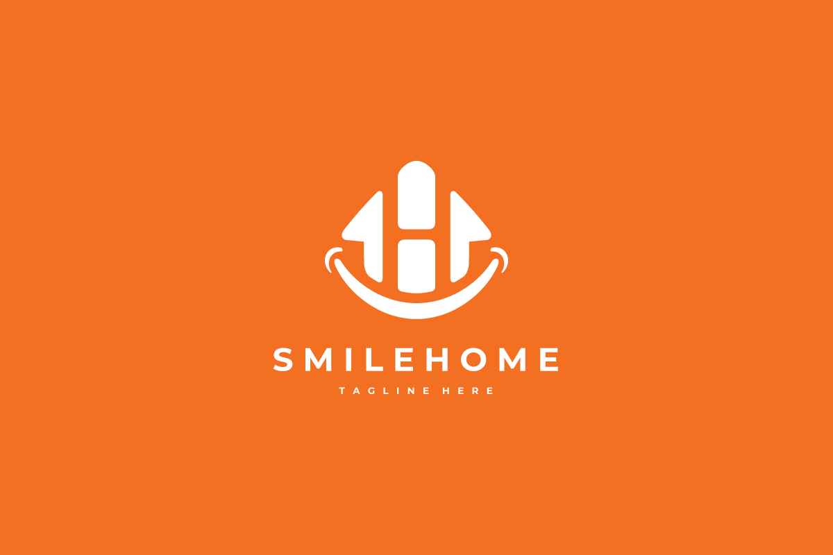 Smile Home Logo Template, a Branding & Logo Template by yopie (Photo 2 of 3)