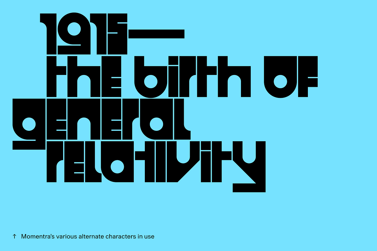 Momentra, a Sans Serif Font by Nameless Type Foundry (Photo 6 of 10)