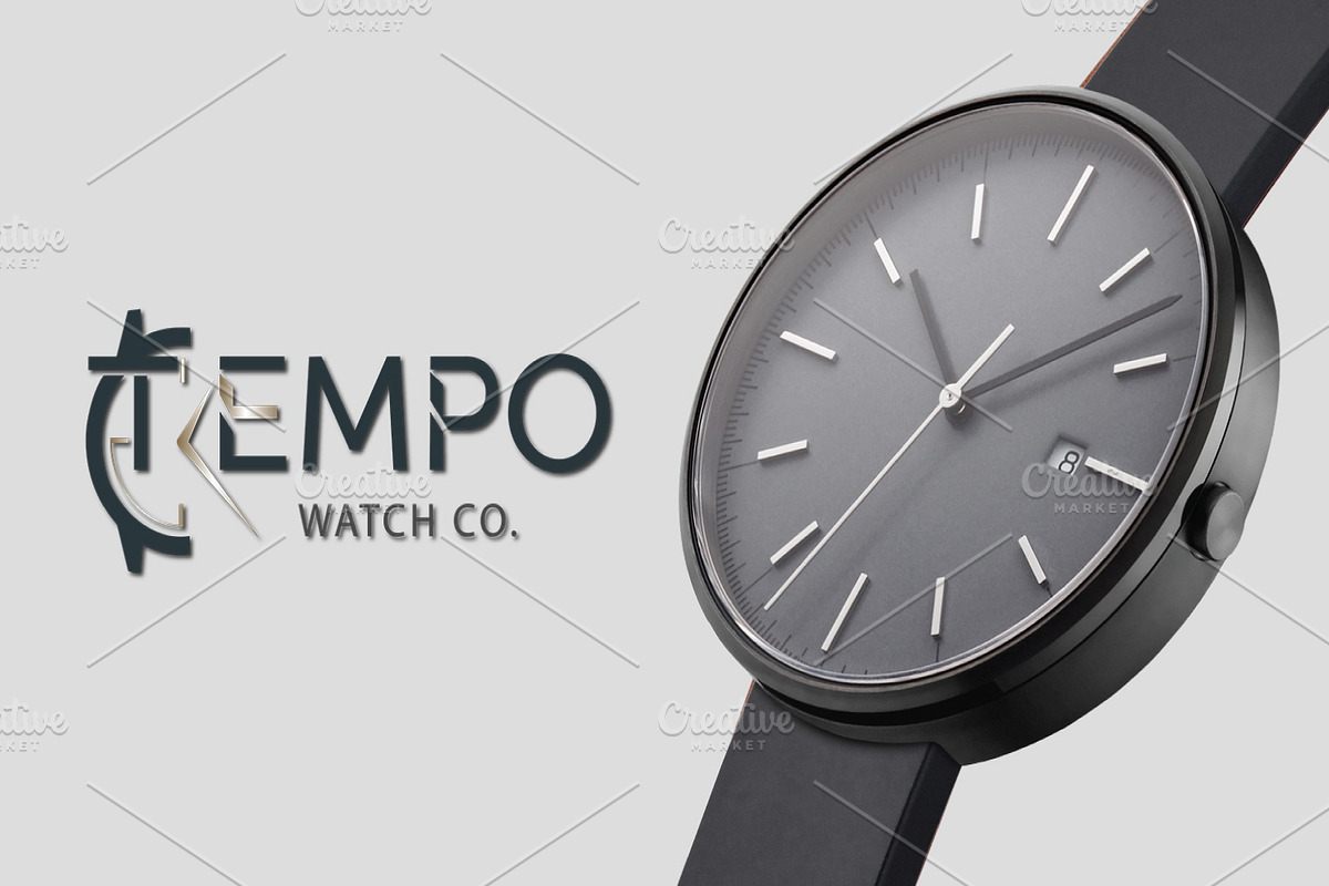 Tempo Watch Co. Logo Template