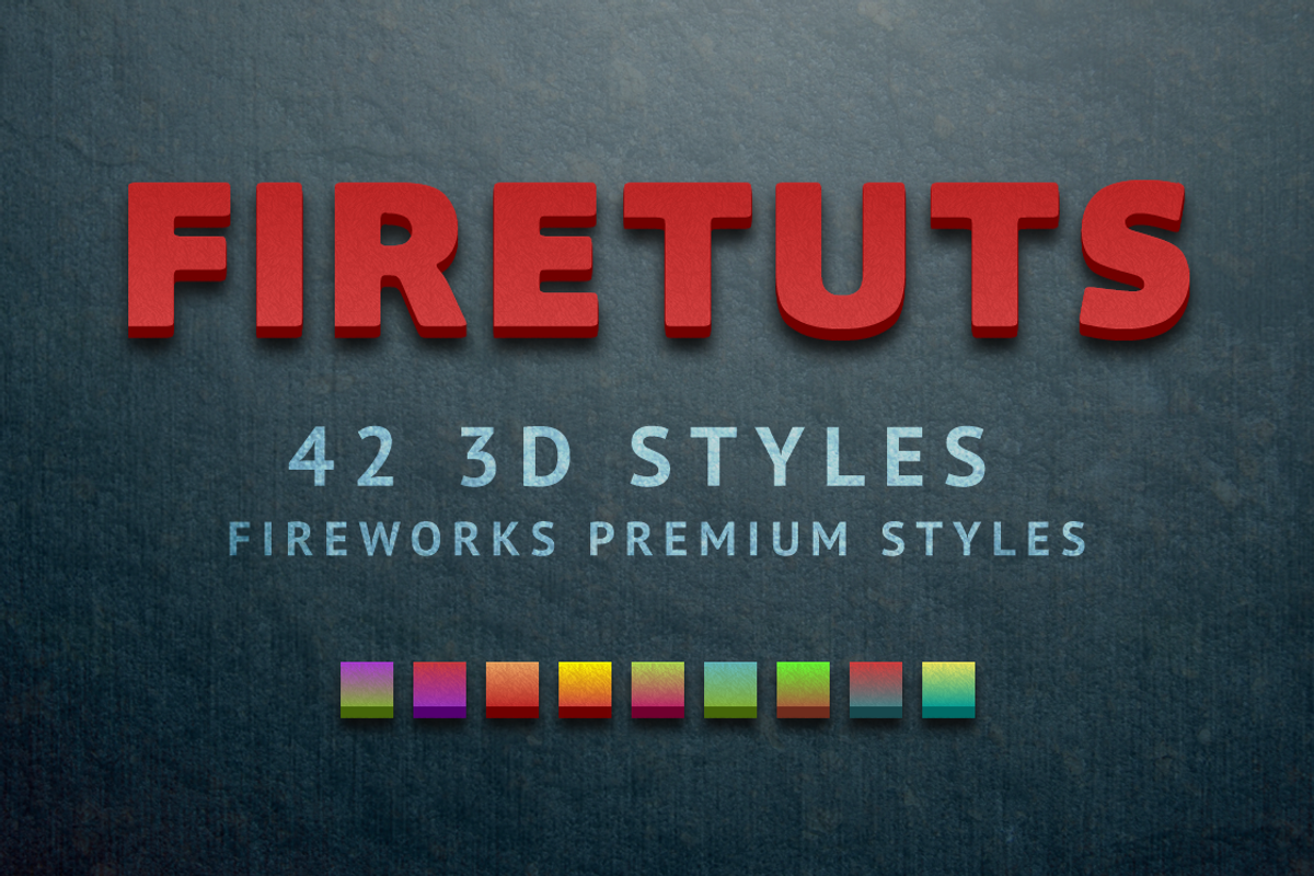3D Text and Object Styles, a Layer Style Add-On by firetuts (Photo 1 of 2)