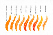 Fantasy Lettering Brushes. Procreate, a Brush Add-On by Diacritics (Thumbnail 3 of 9)