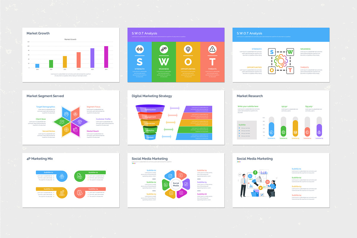 Marketing Plan PowerPoint Template, a Presentation Template by Design Vault (Photo 5 of 11)