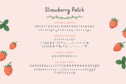 Strawberry Patch - Font & Clipart, a Handwritten Font by Pencil Twist (Thumbnail 2 of 10)