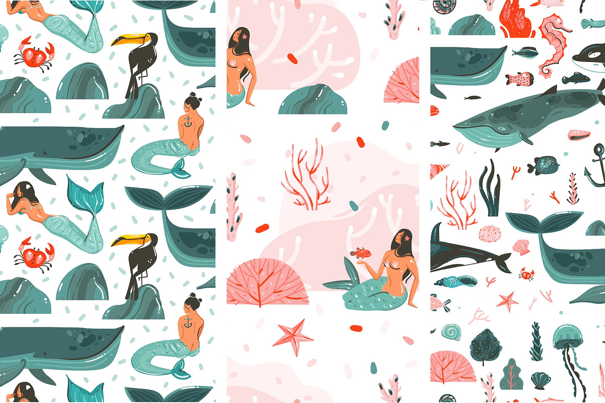 Mermazing Life 30% OFF!, an Animal Illustration by Anastasy_helter (Photo 12 of 21)