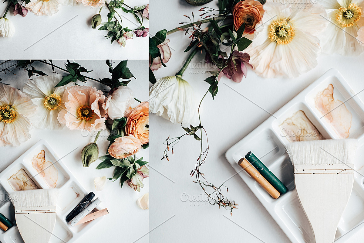 Artist & Floral Styled Stock Bundle, a Business Photo by CreativeMavenCo. (Photo 3 of 21)