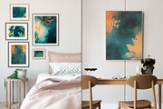 Emerald Gold Abstract Illustration, a Decorative Illustration by Housui Patterns (Thumbnail 4 of 9)