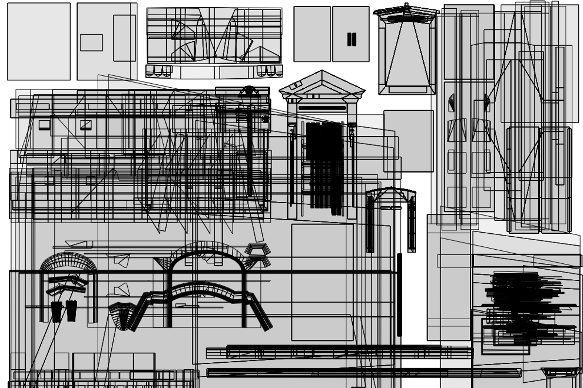 Parisian corner building, an Architecture 3D Model by happy brush (Photo 11 of 11)