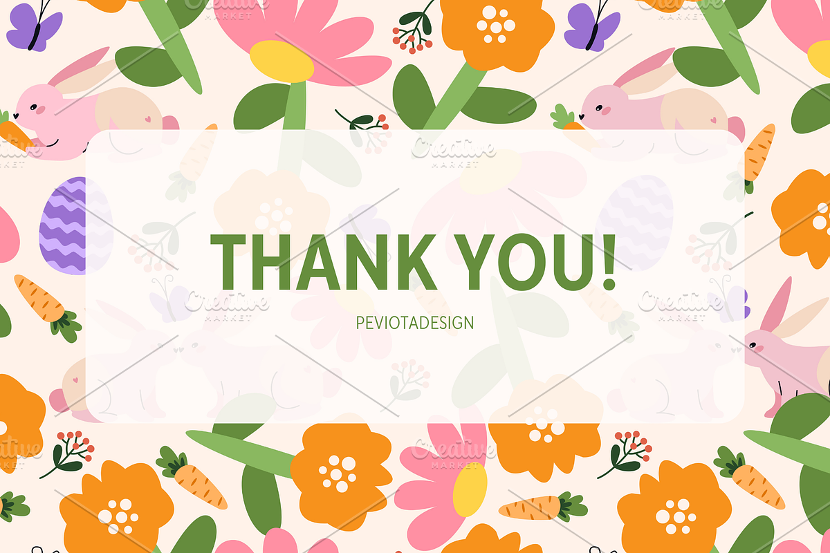 Happy Easter day vector collection, a Decorative Illustration by Peviotadesign (Photo 14 of 14)