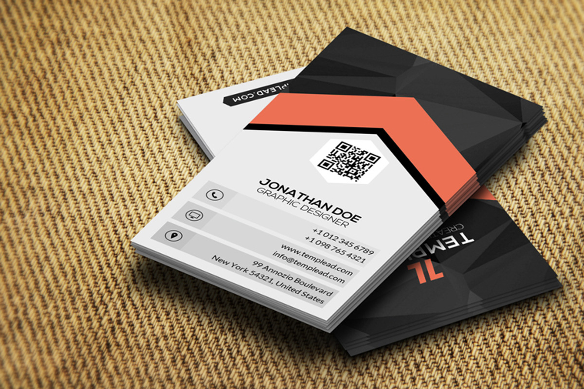 Corporate Business Card CM162, a Business Card Template by annozio (Photo 3 of 4)