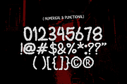 Birodo – Horror Brush Texture Font, a Sans Serif Font by ONESADYA (Thumbnail 5 of 10)