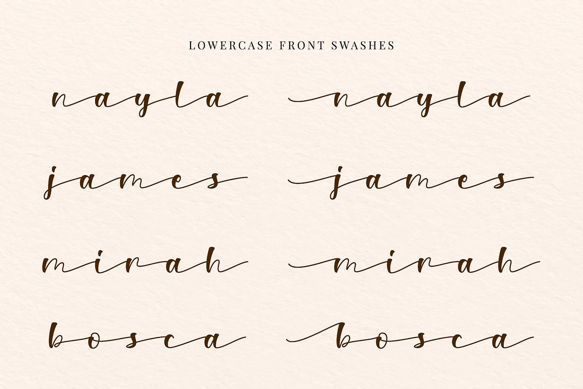 Bianca Eliza - Wedding Script Font