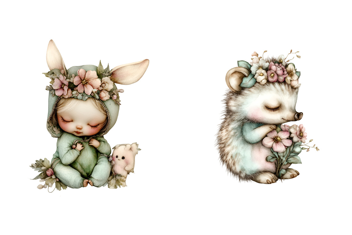 Whimsical Spring Clipart, an Illustration by SinaCreation (Photo 5 of 11)