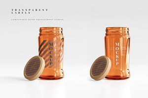 Amber Jars Mockup Collection