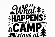 20 Adventure & Camping Quotes SVG, an Object Graphic by himelgfx (Thumbnail 2 of 3)