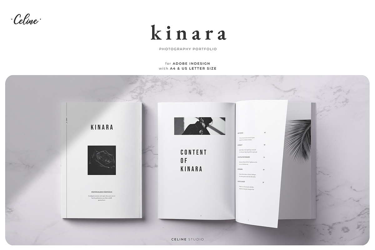 KINARA Photography Portfolio, a Magazine Template by Celine Studio (Photo 1 of 7)