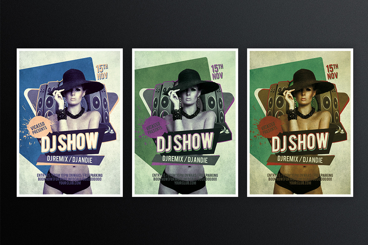 Dj Show, a Flyer Template by What a Story (Photo 3 of 5)