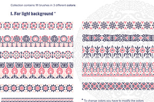 Indian Style Pattern Brushes For AI