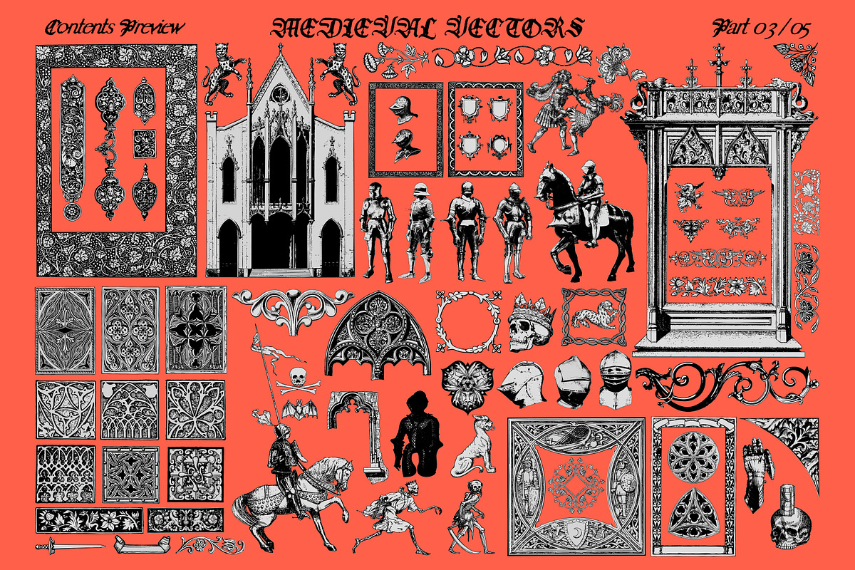 Medieval Vectors, an Object Graphic by MiksKS (Photo 11 of 13)
