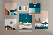 Abstract Landscape Collection, a Decorative Illustration by Pretty Meerkat (Thumbnail 11 of 11)