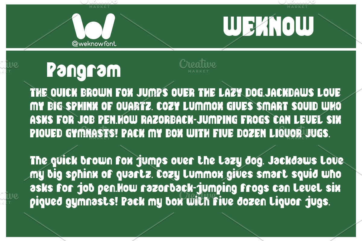 One Thousand font, a Font by weknow (Photo 8 of 9)