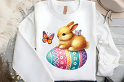 Easter Bunny Sublimation Clipart, an Illustration by DreamCafeArt (Thumbnail 4 of 5)