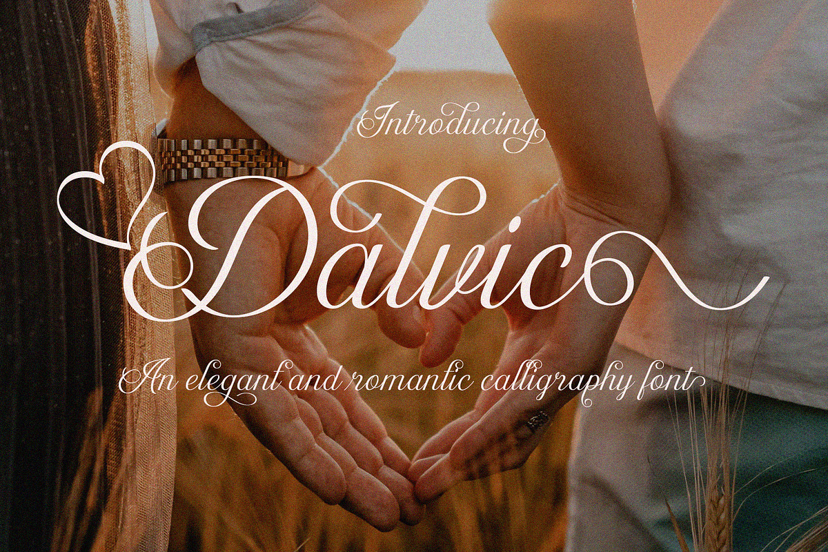 Dalvic – Calligraphy Font, a Script Font by NDNL Studio (Photo 1 of 11)