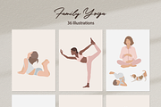 Family Yoga 2 Illustration Set, a Sport Illustration by Irena Art (Thumbnail 6 of 14)