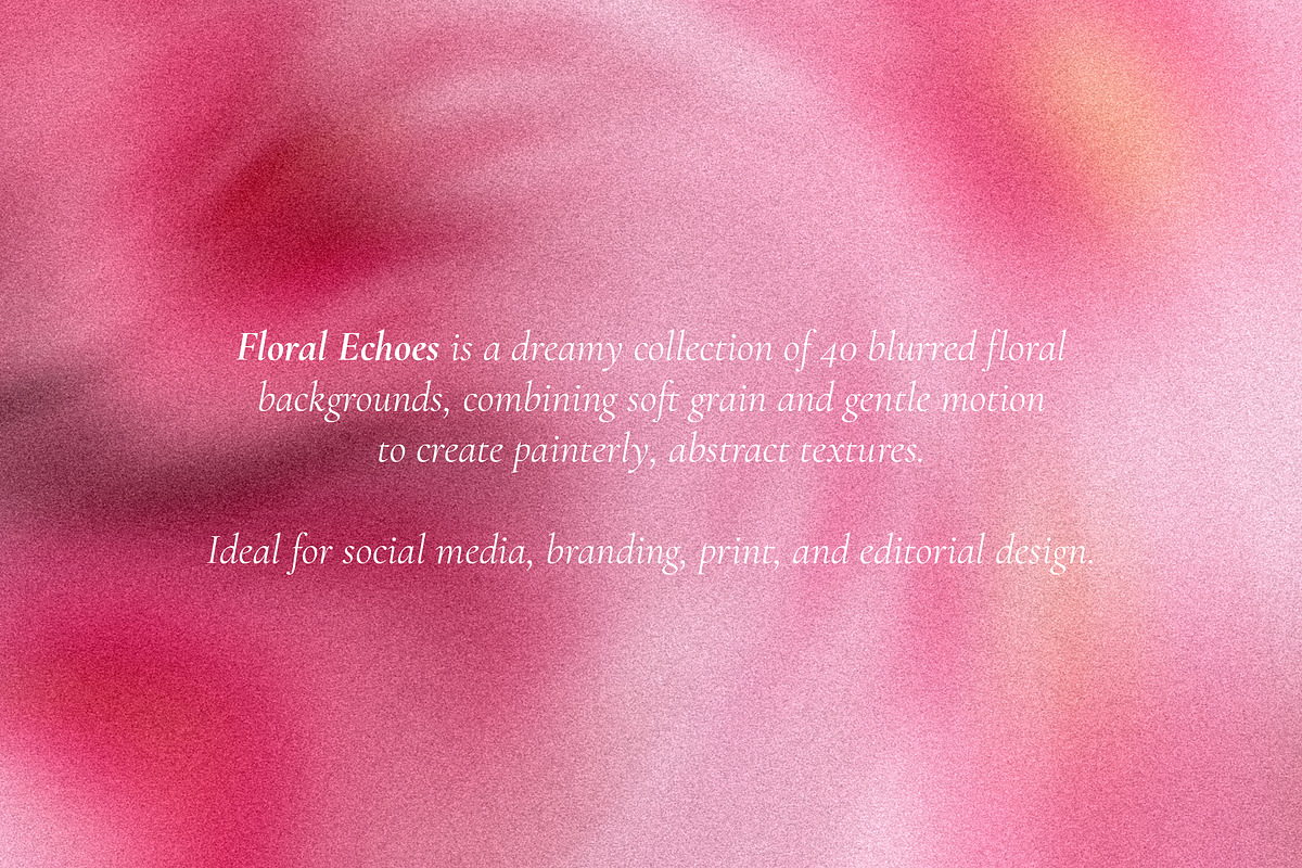 Floral Echoes - Blurry Backgrounds, a Background Graphic by Dina Mae (Photo 2 of 14)