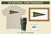 National Park Pennants, an Object Graphic by Brian Ritter Design (Thumbnail 3 of 6)