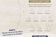 Vintage Lettering Brush Toolbox, a Brush Add-On by Nico-Ng (Thumbnail 5 of 21)