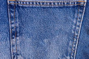 Denim blue jean pocket texture featuring abstract, back, and background