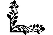 Vintage Baroque Floral Corner Frame, a Decorative Illustration by Creativeshirt (Thumbnail 2 of 20)