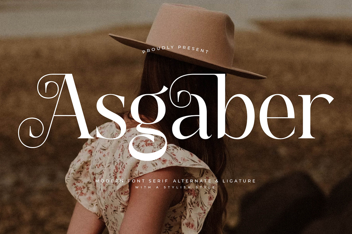 Asgaber Modern Font Serif, a Serif Font by Storytype Studio (Photo 1 of 15)