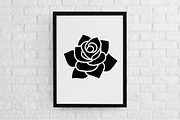 Rose Silhouette SVG Bundle, a Decorative Illustration by newminddesign (Thumbnail 2 of 5)