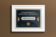 Green Vintage Design Certificate, a Print Template by graphicook (Thumbnail 1 of 3)