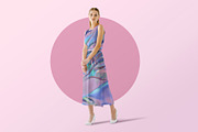 Women’s Summer Dress Mockup, an Apparel Mockup by PSD Market (Thumbnail 6 of 7)