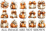 Whimsical Orange Cream Pumpkin PNG, a Seasonal Illustration by Canvas Craft (Thumbnail 4 of 10)